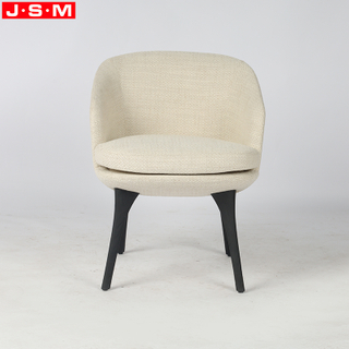Modern Style Molded Foam with Fabric Solid Wood Legs Eco-Friendly Durable Dining Chair for Hotel Restaurant Apartment
