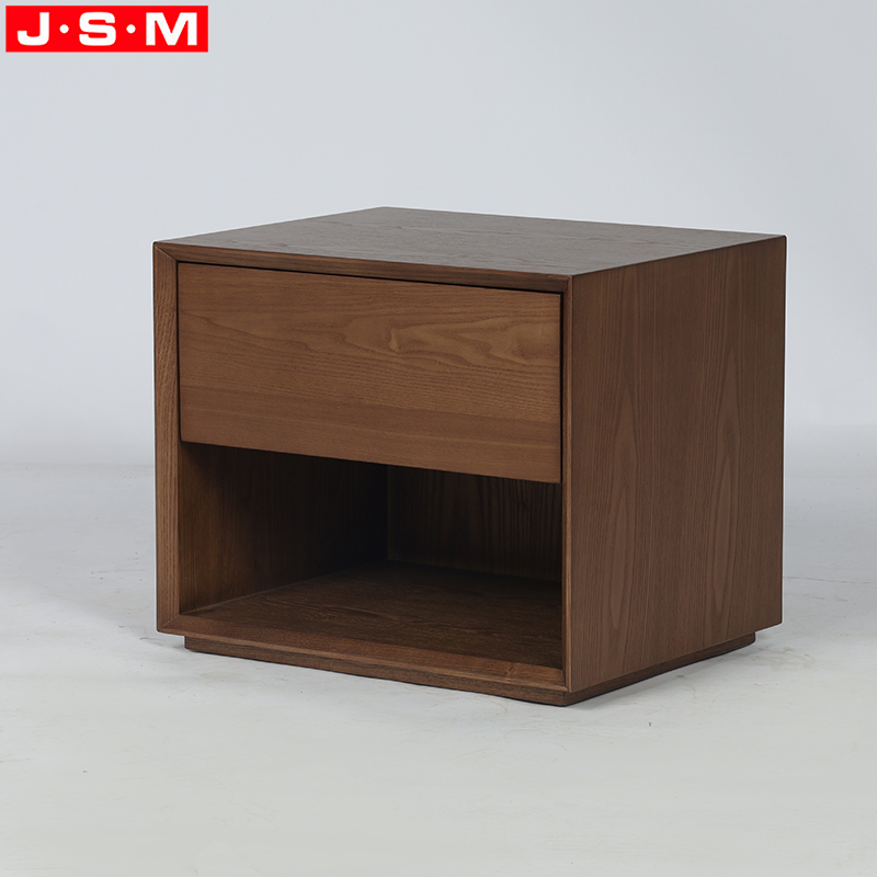 low nightstand with drawers