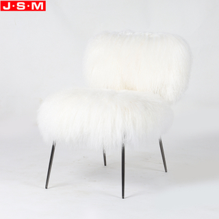 Armchair Living Room Single Seat Furniture Plastic Rattan Ash Timber Base Outdoor Molded Foam with Fabric