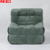 Cheap Simple Tufty Leather Furniture Recliner Living Room Italian Sofa Molded Foam with Fabric