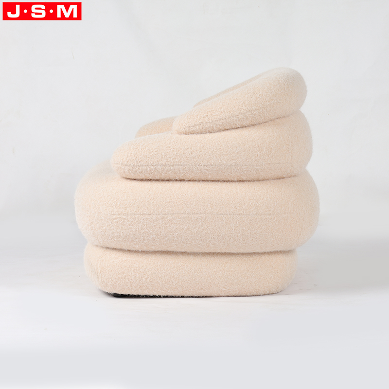 Customized Colors Indoor Household Metal Frame Single Seat Sofa Molded Foam with Fabric