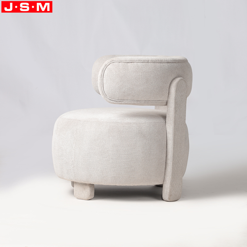 High Quality Luxury Accent Chair Bedroom Italian Living Room White Upholstered Sherpa Leisure Chair