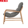 American ash frame Chairs Single Sitting Room Arm Chair Living Room with fabric upholstery