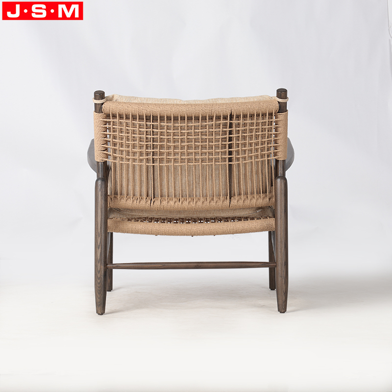 Wabi-Sabi Wood Chair Upholstered Accent American ash frame For Living Room Leisure Chair