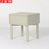 Wholesale Hot Sale Wooden Modern Metal Base Bedside Plywood with Ash Veneer Carcase