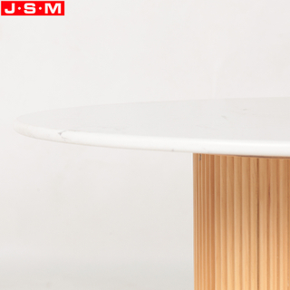 Living Room Furniture Side Table Modern Ash Timber Base Stone Top Tea Table