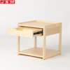 Good Quality Ash Timber Bedside Cabinet Furniture Simple Style Bedside Cabinet With Drawers