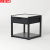 New Product Simple Style Bedside Cabinet Furniture Stone Top Bedside Cabinet With Drawers
