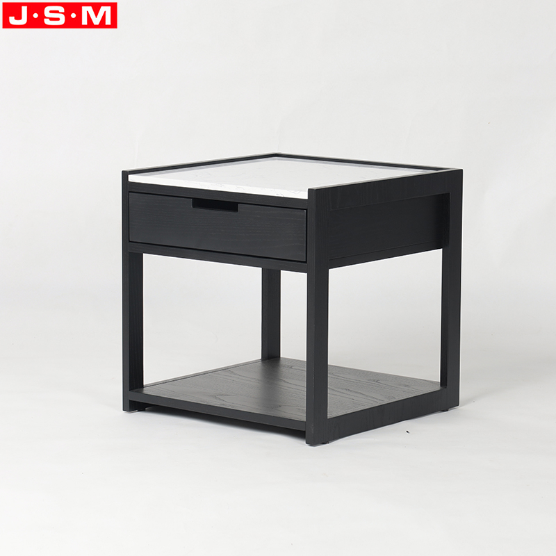 New Product Simple Style Bedside Cabinet Furniture Stone Top Bedside Cabinet With Drawers