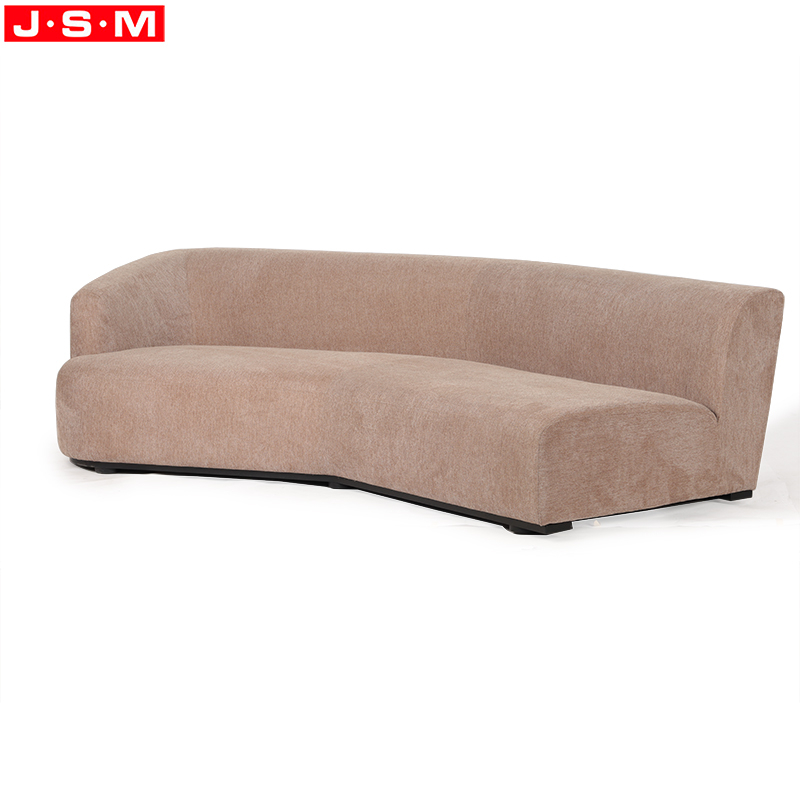 New Arrival Modern Style Ash Timber Base Frame Foam And Fabric Sofa For Living Room