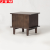 Chinese Manufacturers Directly Sell Stand Bedside Storage Cabinet Ash Timber Base Square Wood Bedside Cabinet