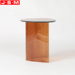 China Furniture Factory Living Room Tempered Glass Side Coffee Table For Home Decor