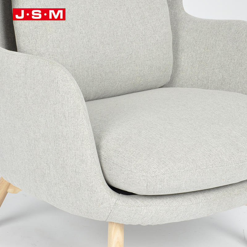 Modern Classic French Public Office Soft Fabric Cashmere Leisure Chair Armchair