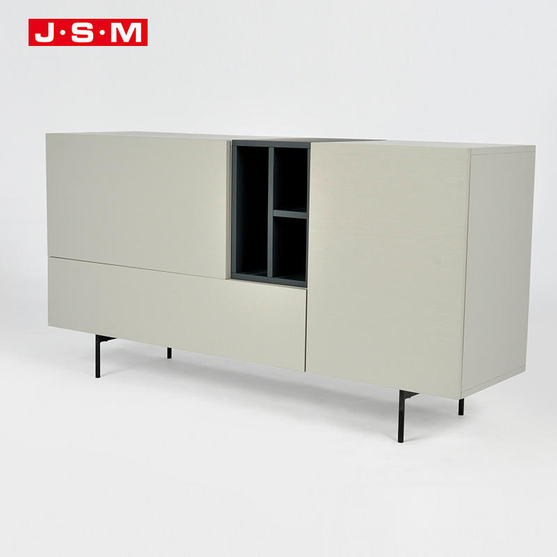 Luxury Vintage Partition Bar Gray Wood Wine Console Living Room Display Cabinet