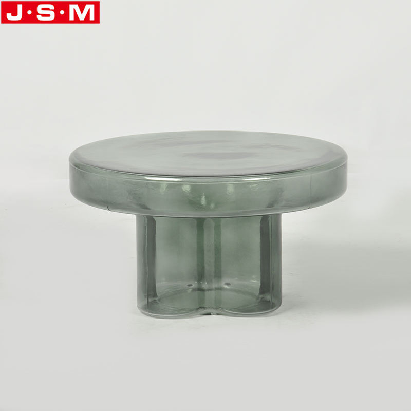 Modern Coffee Table Set Round Tempered Glass Side Table For Living Room Furniture