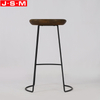 Cheap Dining Stool Wooden Ash Timber Top Restaurant Hardwood Bar Counter Stools