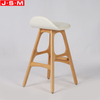 Modern Durable Timber Wooden High Table Tall White Bar Stools For Kitchen