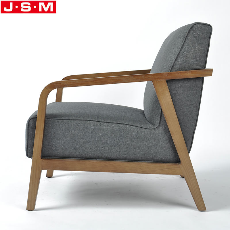 Single Seat Lounge Wooden Armchair Living Room Furniture Sofa Chair