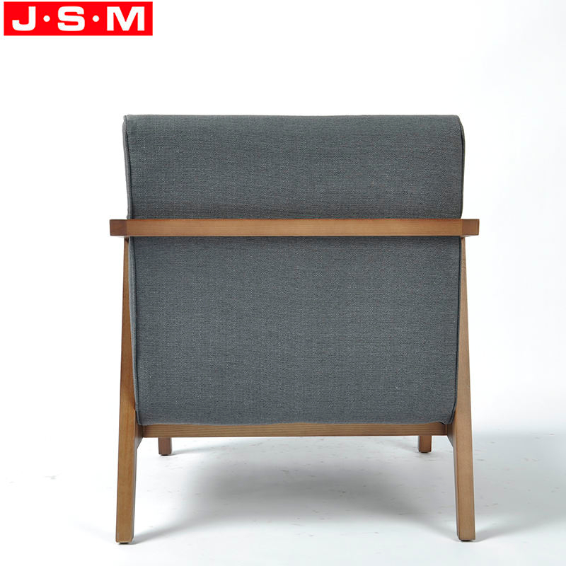 Single Seat Lounge Wooden Armchair Living Room Furniture Sofa Chair