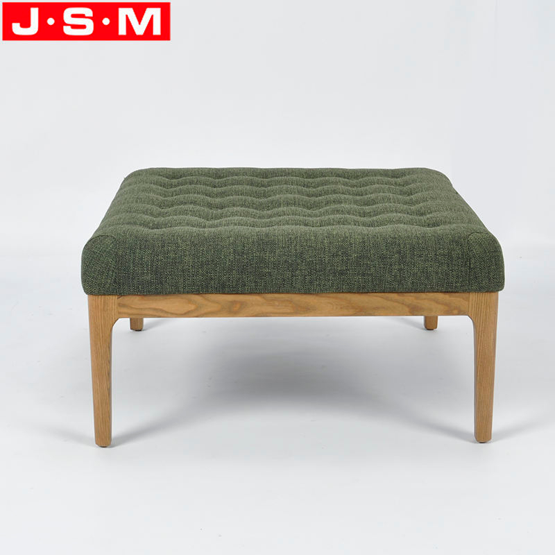 High Quality Bedroom Ottoman Stool Square Fabric Living Room Furniture Ottoman