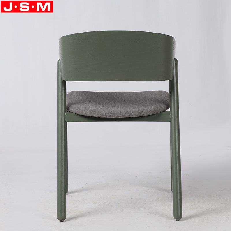 Brand New Dining Room Wood Upholstery Veneer Backrest Dinning Chairs