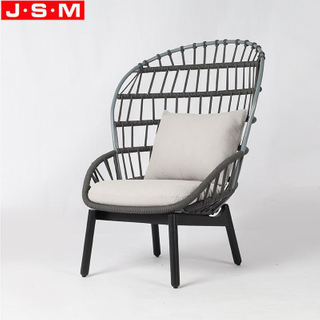 Modern Design Comfortable Leisure High Back Chair With Wood Base For Living Room Armchair