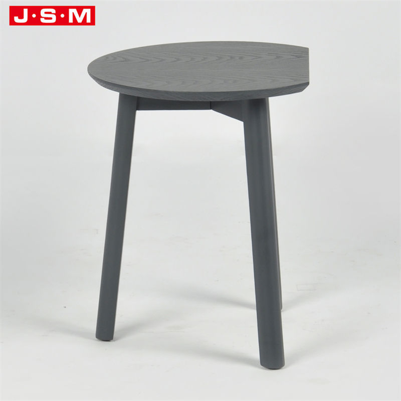 Modern Round Iiving Room Black Wooden Tea Coffee Table Set Round Coffee Tables Tea Table Design