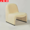 Hotel Foam And Fabric Sofa Single Seater Chair Metal Framre Armchair