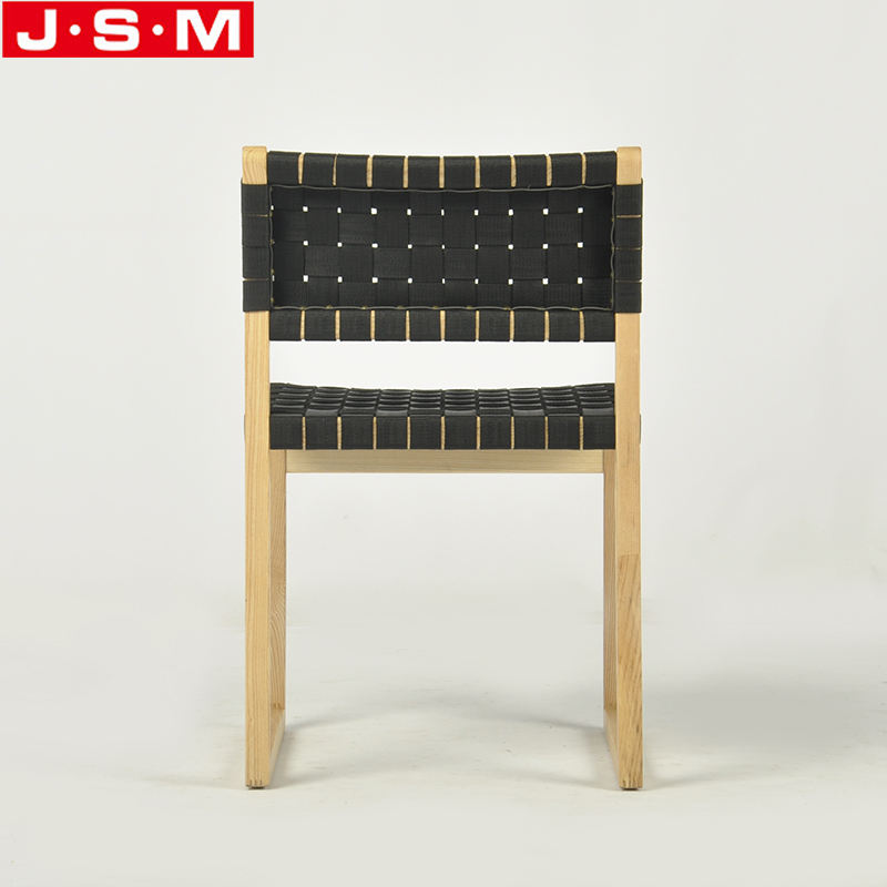 Modern Armless Rattan Weave Seat And Back Dining Chair For Restaurant