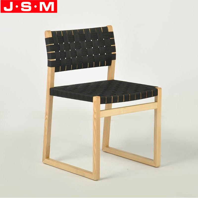 Chinese Weave Seat And Back Chair Ash Timber Frame Rattan Dining Chair