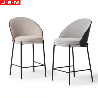 Modern Metal Bar Stool Chair Furniture High-Leg Counter Height Bar Stool For Restaurant Home