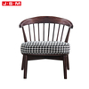 Home Furniture Cushion Seat Ash Timber Frame Reclining Brown Wood Chair