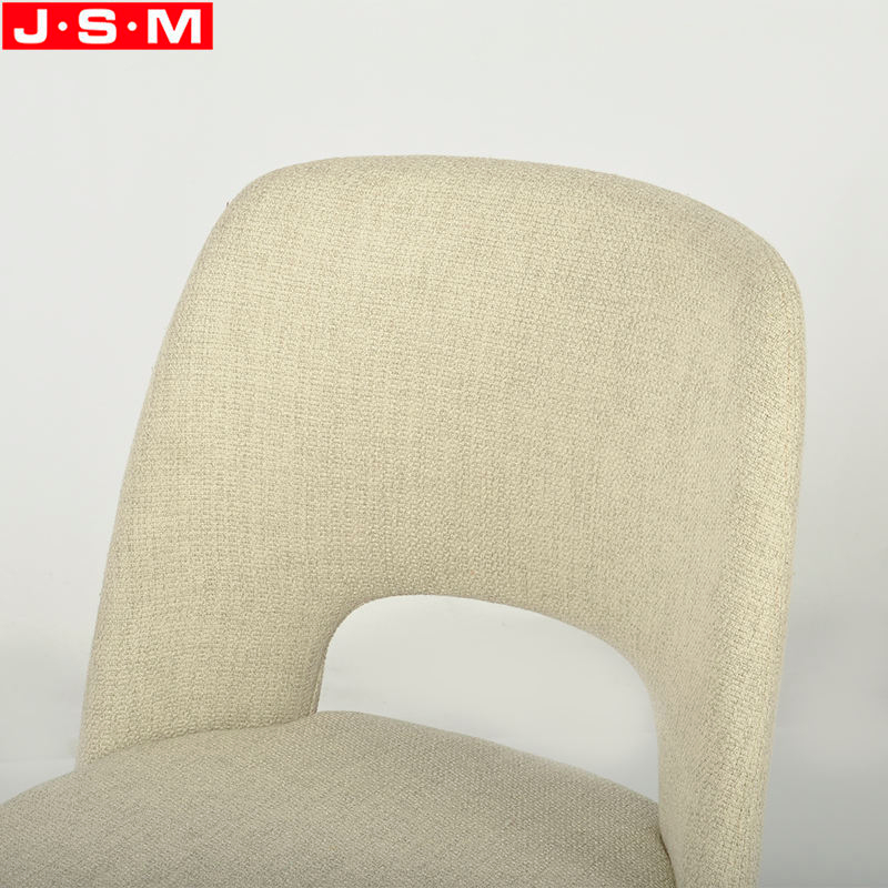 ODM Dining Chairs Wooden Tea Art Club Dining Chair With Metal Base