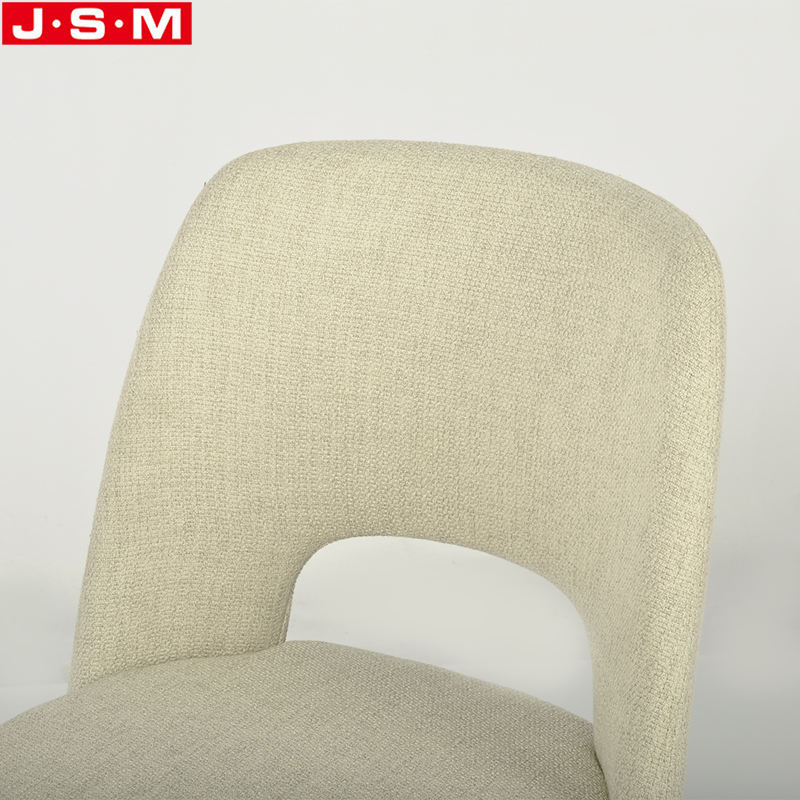 ODM Dining Chairs Wooden Tea Art Club Dining Chair With Metal Base