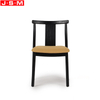 Modern Design Restaurant Furniture Wooden Dining Chair With Fabric Leather Seat