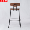 Minimalist Barstool Metal High Bar Stool Chair Front Desk Restaurant Bar Stool Chair