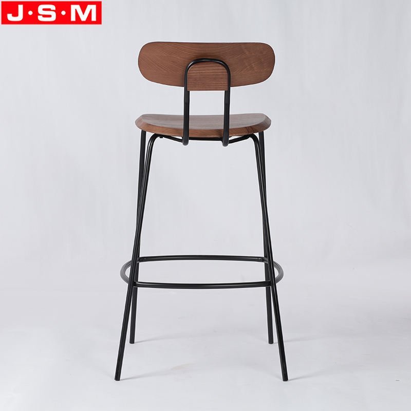 Minimalist Barstool Metal High Bar Stool Chair Front Desk Restaurant Bar Stool Chair