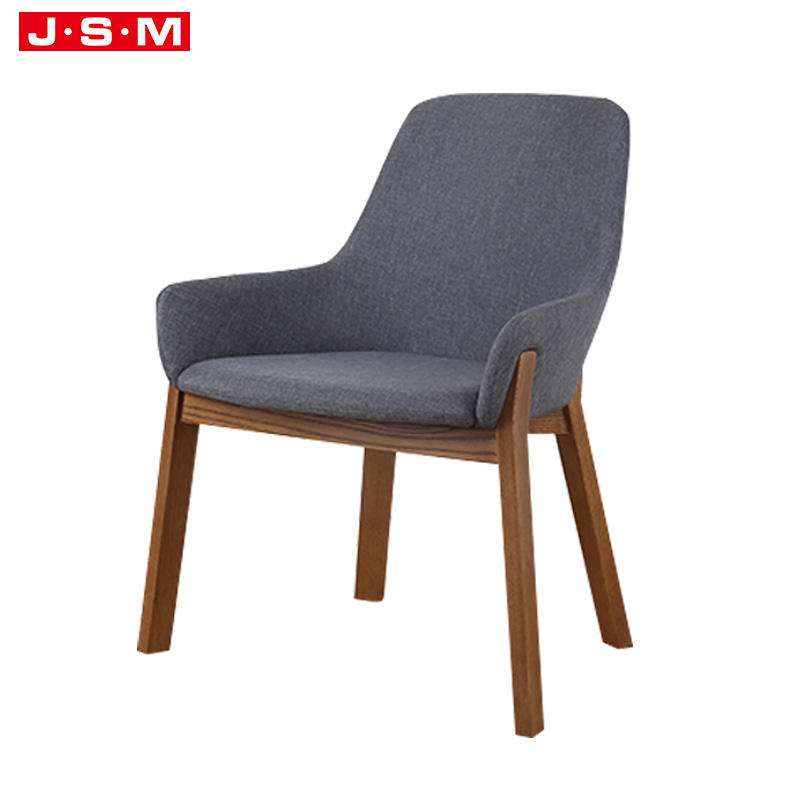 Nordic Style Wooden Frame Terrace Armchair For Bedroom Living Room