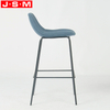 Industrial Design Outdoor Kitchen Metal High Square Bar Chair With Cushion