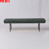 Professional Customized Fabric Pu Upholstery Living Room Bench Metal Frame Bench