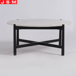 New Style Modern Living Room Side Table Stone Color Custom Tea Table