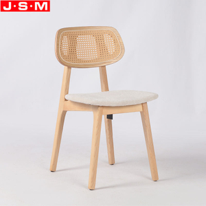 Custom Manufacturer Ash Frame Rattan Dining Chair Hotel Dining Room Chair