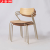 Home Furniture Modern Dining Chairs Wooden Metal Frame Dining Chairs