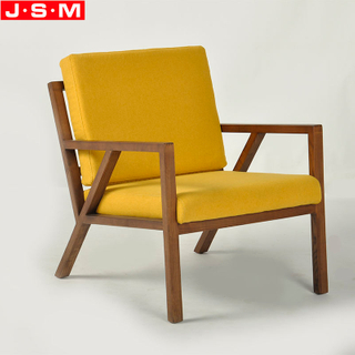 Classic Vintage Upholstered Wooden Frame Armchair Living Room Office Leisure Soft Chair