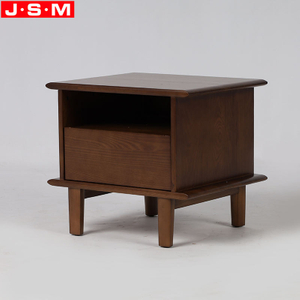 New Design Veneer Carcase Wooden Nightstand Bedroom Furniture Bedside Table