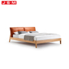 Modern Wooden Single Bed Luxury Solid Wood Bedroom Furniture King Size Bed