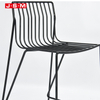 Simple Classy Powder Coatingmetal Bar Office Black Modern Bar Stool