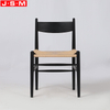 Modern Restaurant Furniture Paper String Seat Dining Chair For Sale