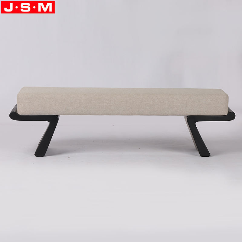 Classic Fabric Sofa Bench Upholstered Living Room Bedroom Bench