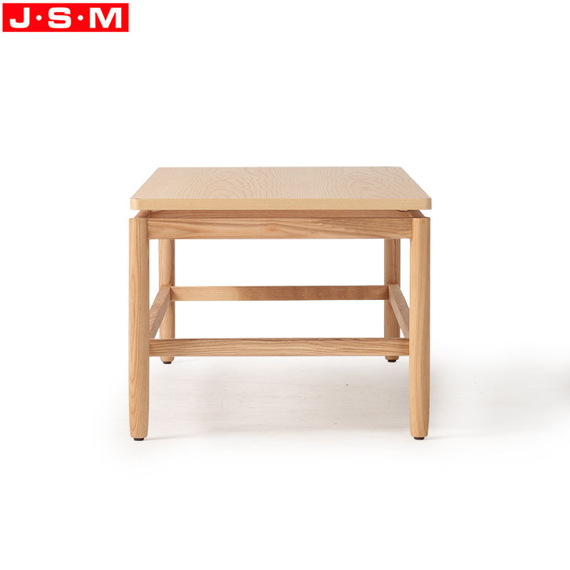 Nordic Ash Veneer Top Modern Simple Leisure Tea Coffee Table For Living Room